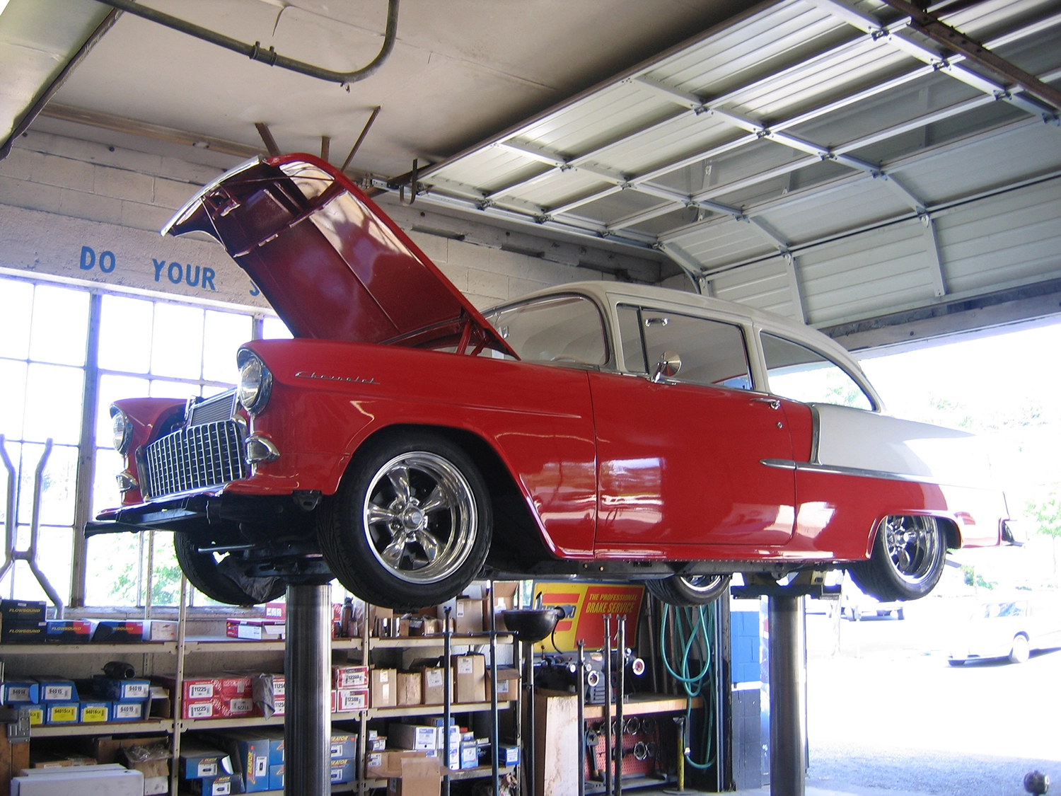 Quality Muffler and Brake Seattle Washington Old Chevy